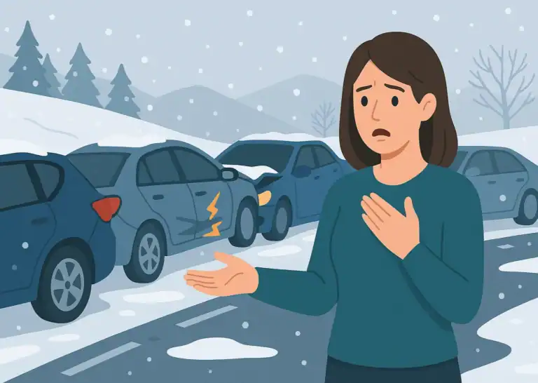 Chain-Reaction Crashes in Winter: Who Is Actually At Fault?